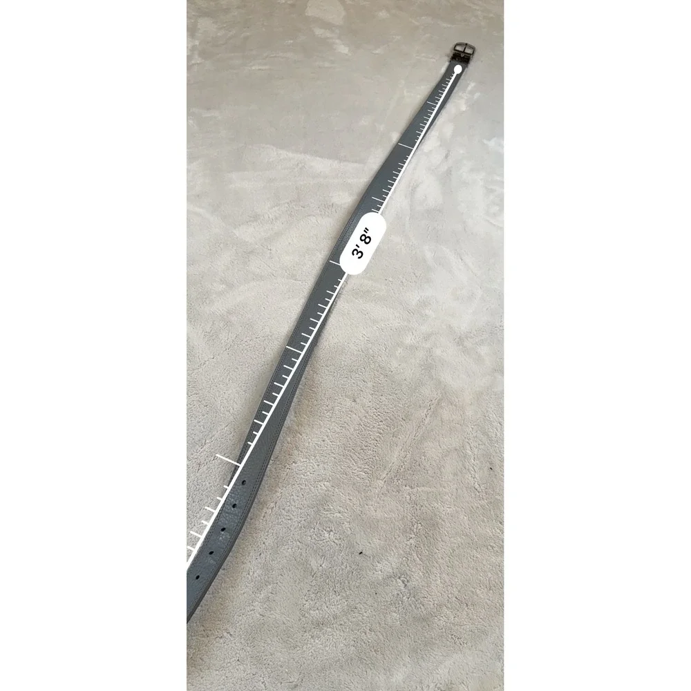 Nike Reversible Golf Belt Mens 40 Grey White‎ Silver Buckle DS5001-231